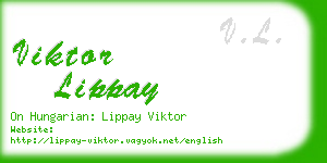 viktor lippay business card
